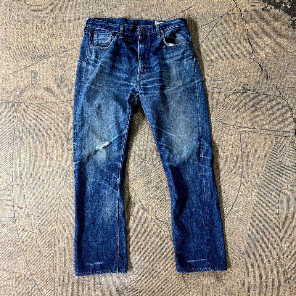 Orslow 107 Faded Japanese Selvedge Denim Size 3